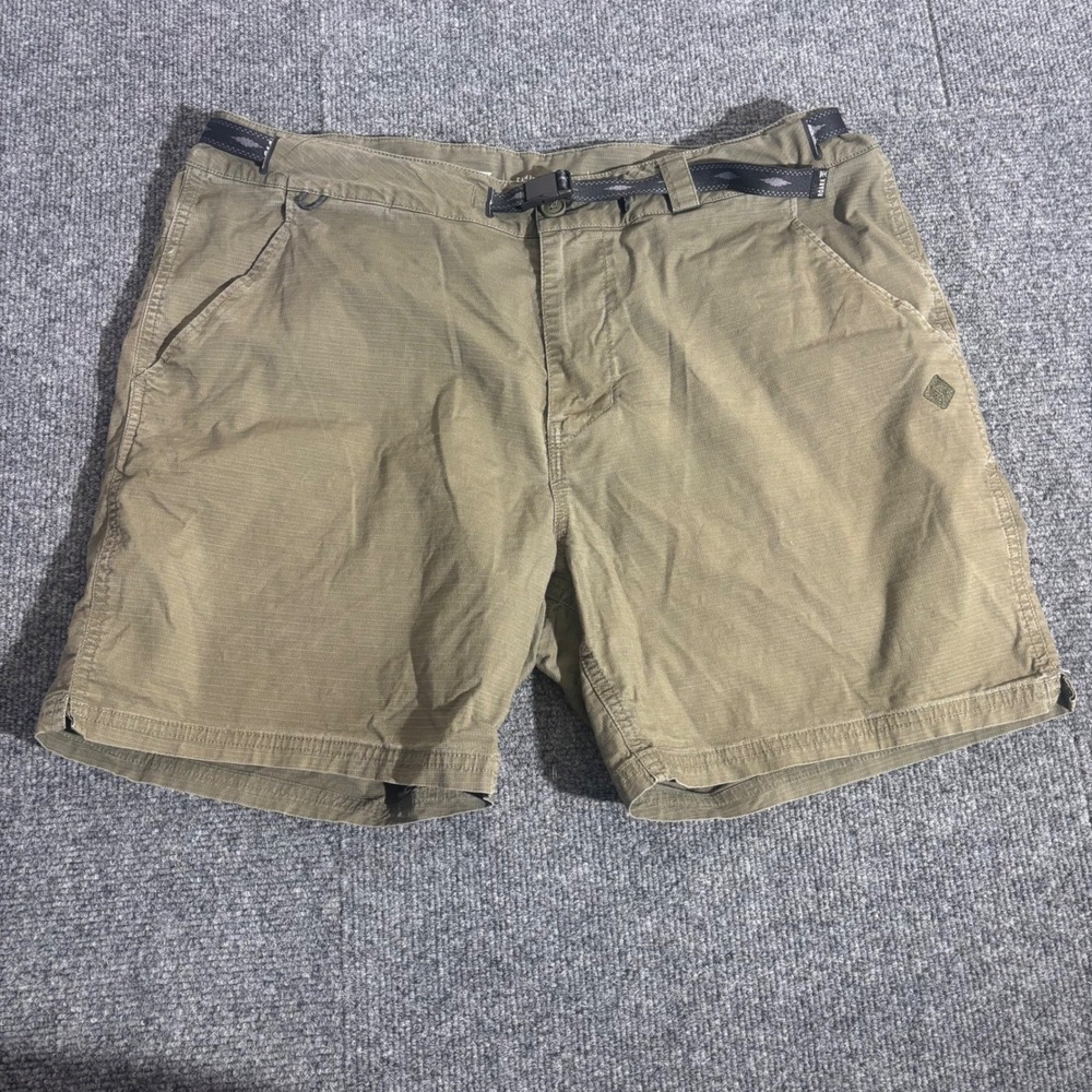 Roark Campover Short Off Grid Series Mens 38 Olive Green Ripstop Hiking